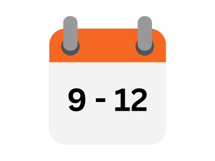 9 - 12 Monate