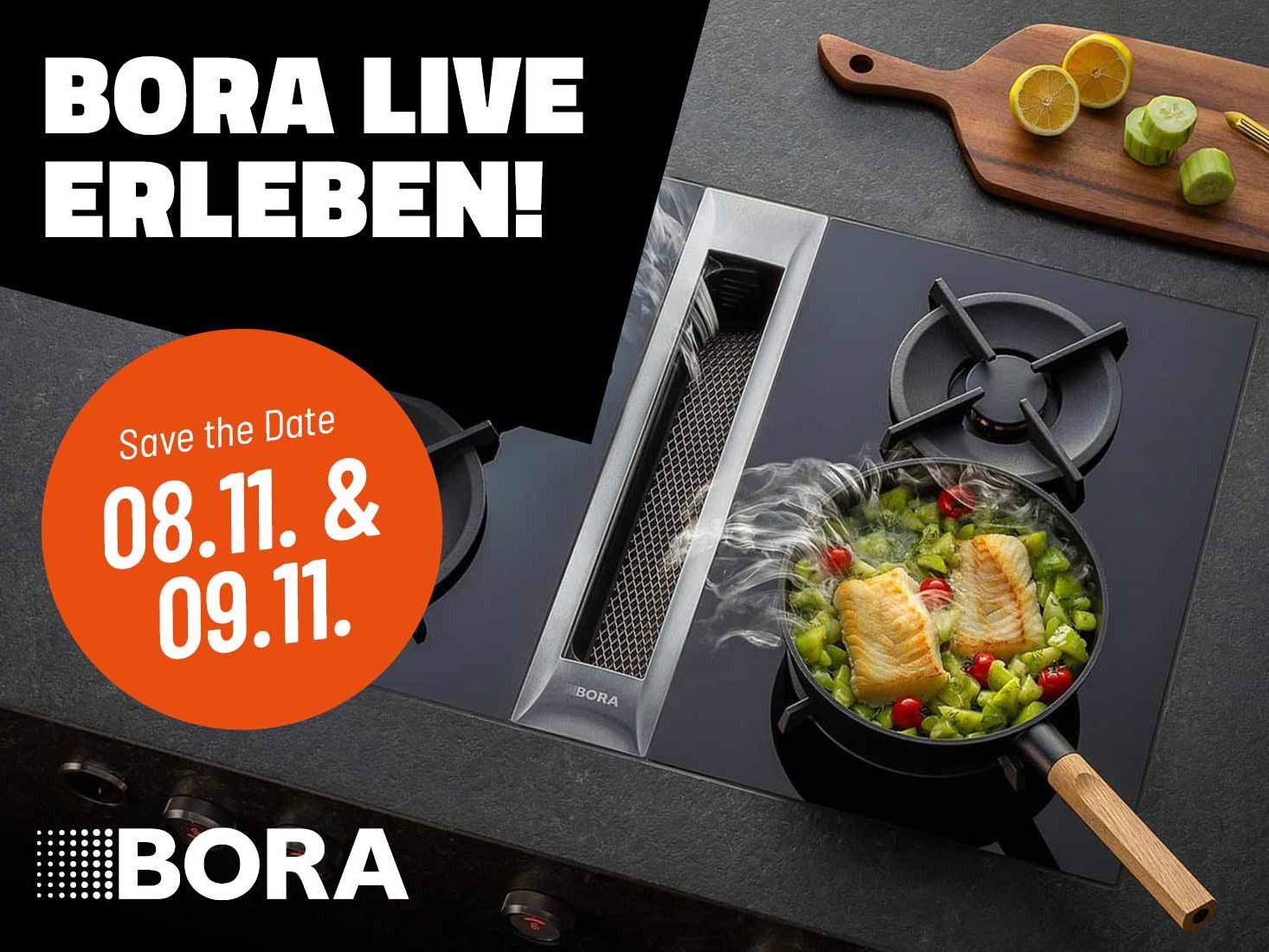 Bora Live erleben am 09.11.2025 bei Franke Home Company in Lübeck.