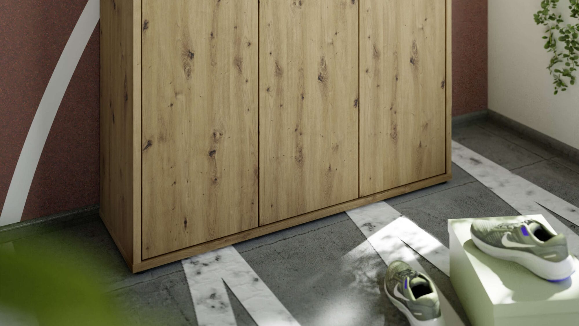 Viva Schuhschrank Faid Artisan Eiche - Home Company Möbel