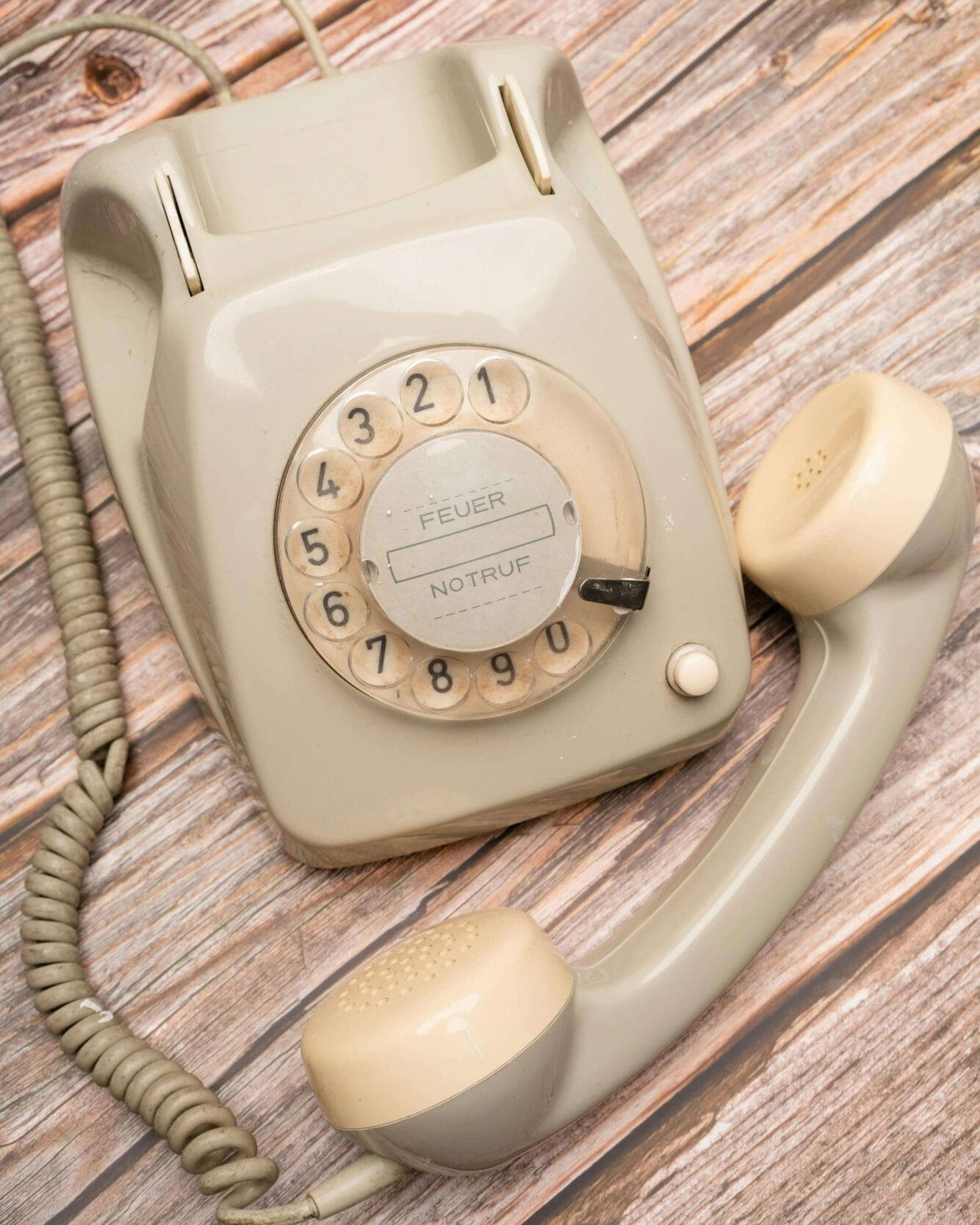 Retrotelefon als Blickfang