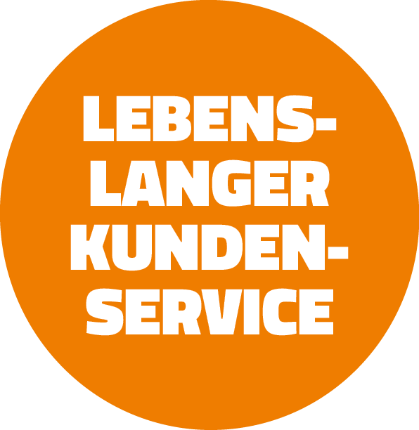 Lebenslanger Kundenservice