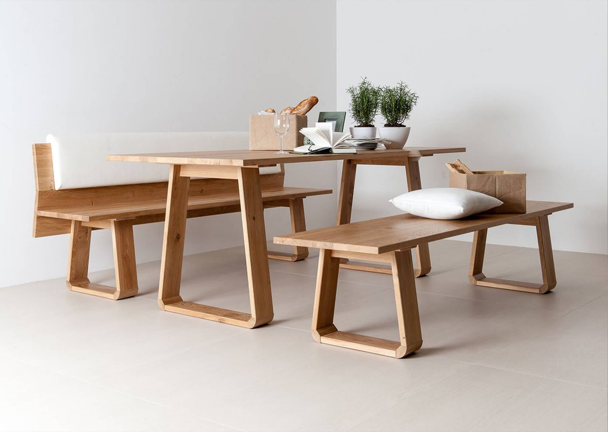 Minimalistes Esszimmer, einfach aber wohnlich