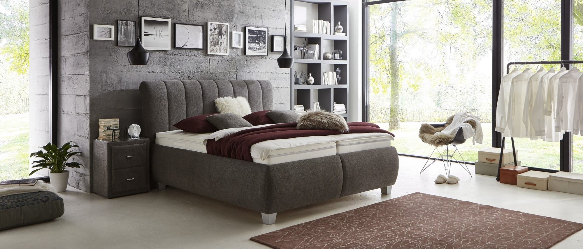 Die richtige Atmosphäre im Schlafzimmer sorgt für ein Gefühl von Luxus