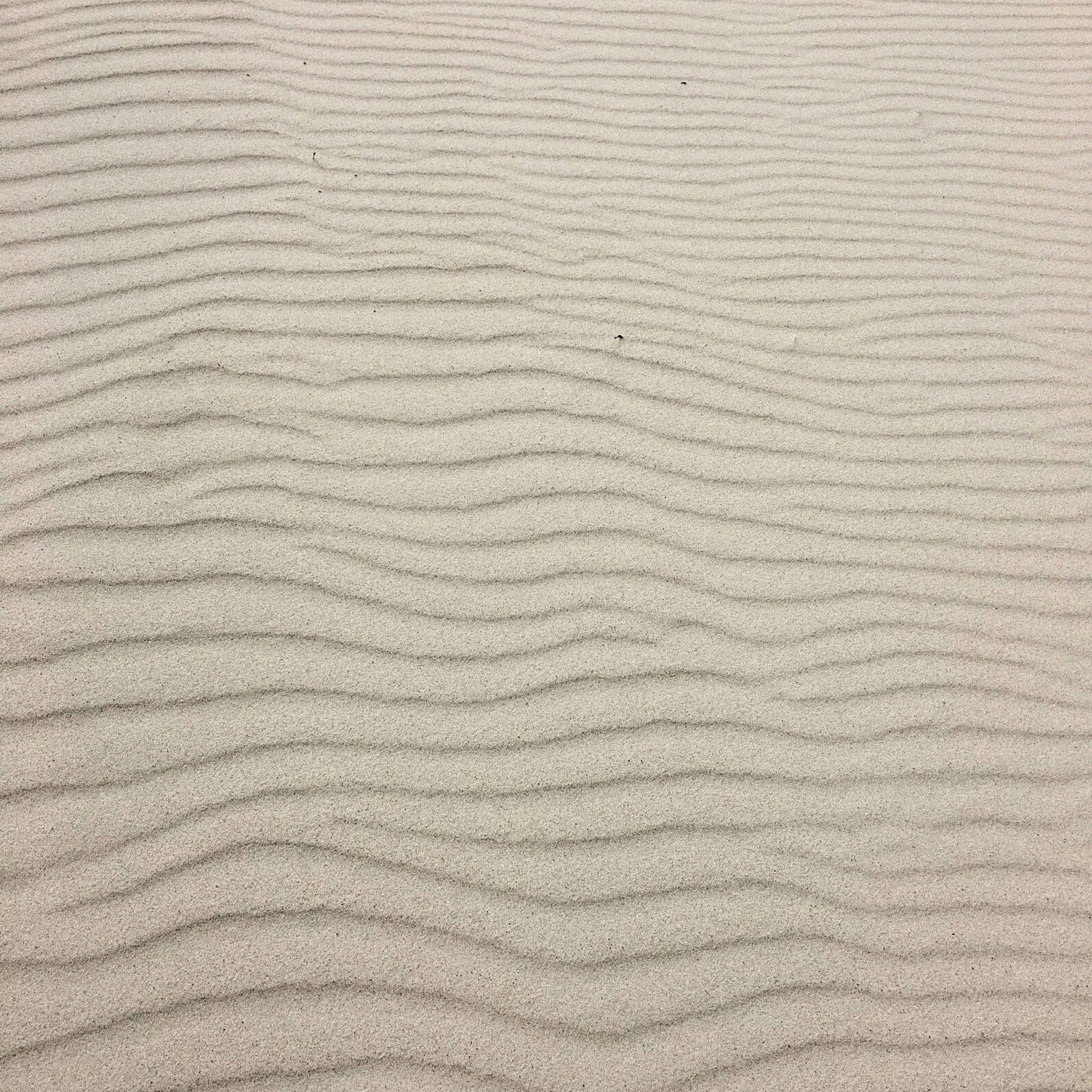 Feine Sandoberfl&auml;che mit wellenf&ouml;rmigen Strukturen &ndash; Inspiration f&uuml;r helle Naturfarben und minimalistisches Interior Design.