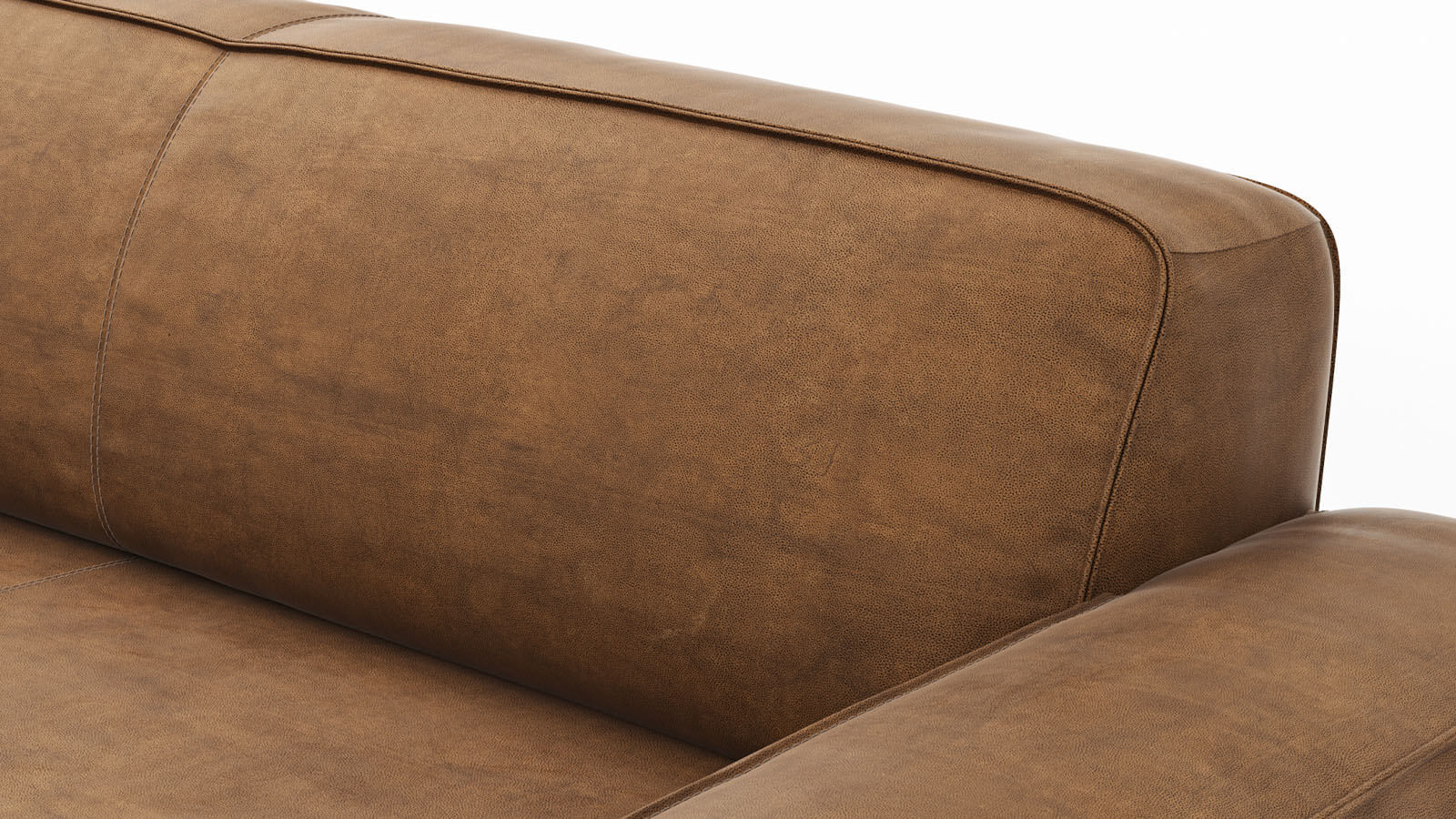 Braunes Ecksofa Natura Denver mit Longchair links, modernem Design und komfortabler Polsterung für stilvolle Wohnräume