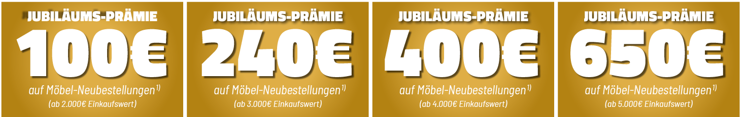 Jubiläums Prämien