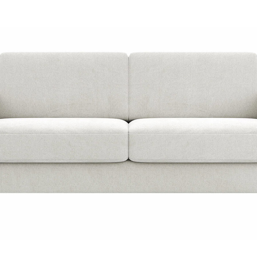 Schlafsofa Laredo 25 Sitzer mit Schlaffunktion in Offwhite bequemes Sofa in verschiedenen Ausführungen Armlehne klappbar