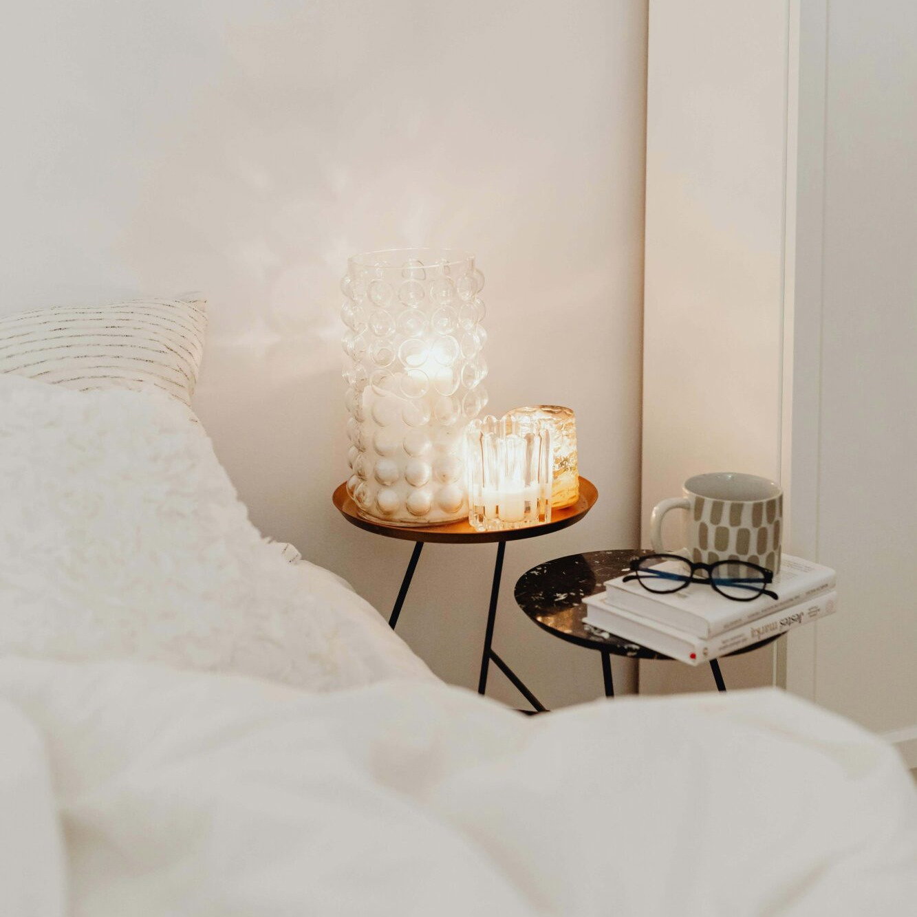 Lichtstimmung im Luxus-Schlafzimmer
