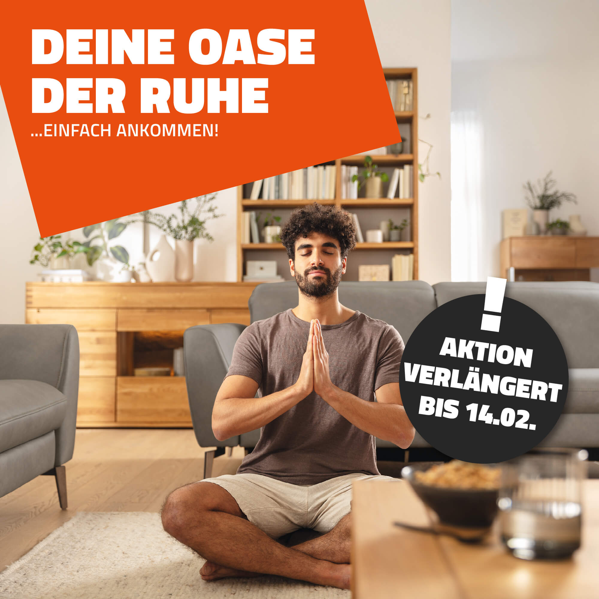 Oase der Ruhe verlängert Banner