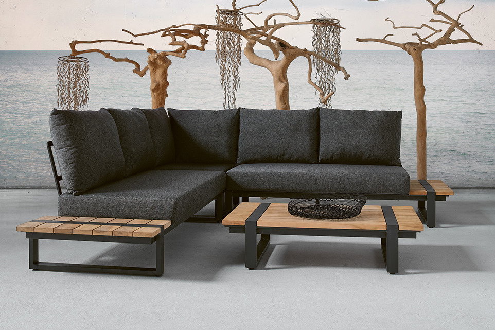 Ecklounge Myk Gartenmöbel Abverkauf Sale bei Franke Home Company