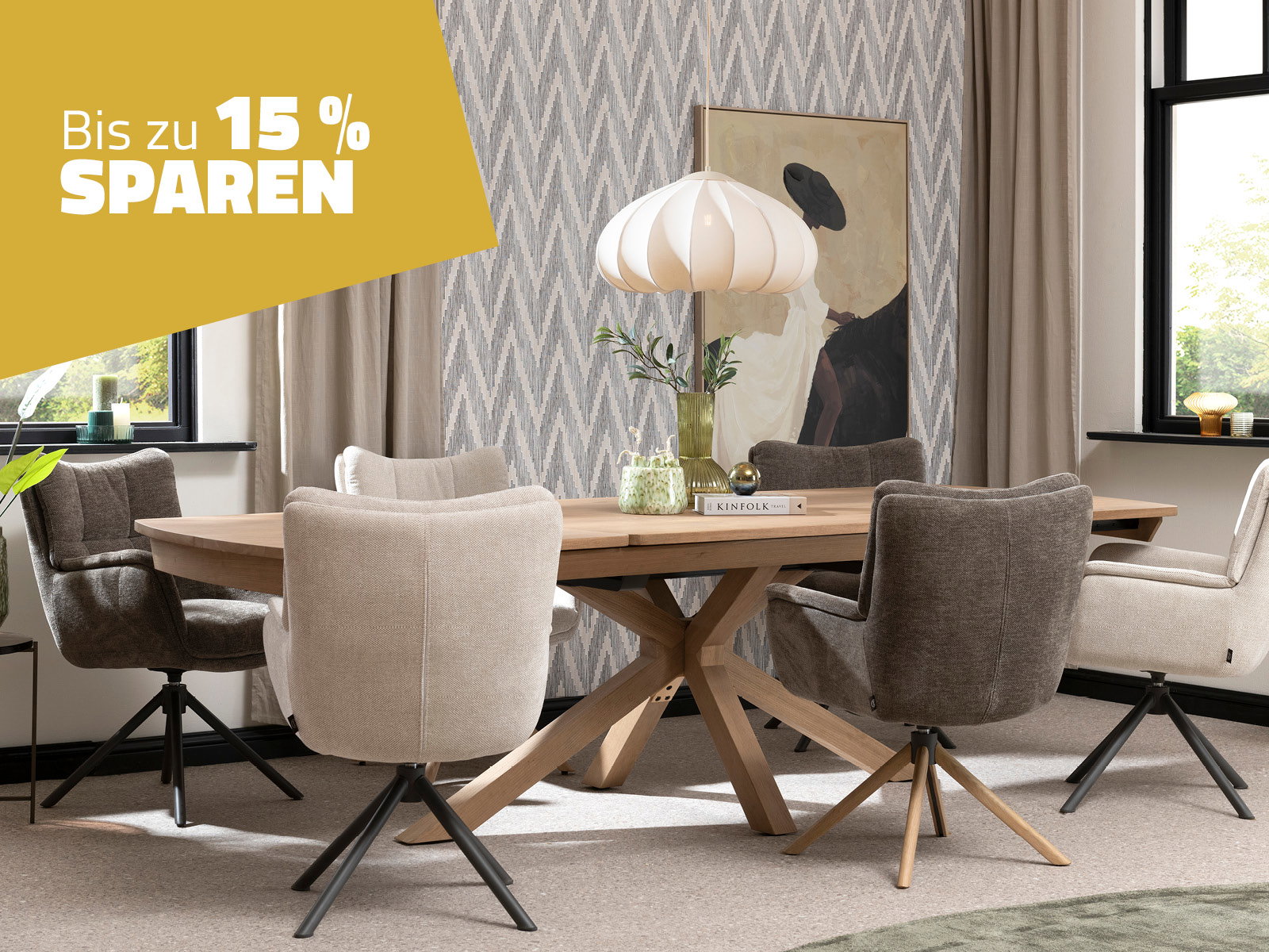 Möbelaktion im März. Bis zu 15% auf Möbelneubestellungen