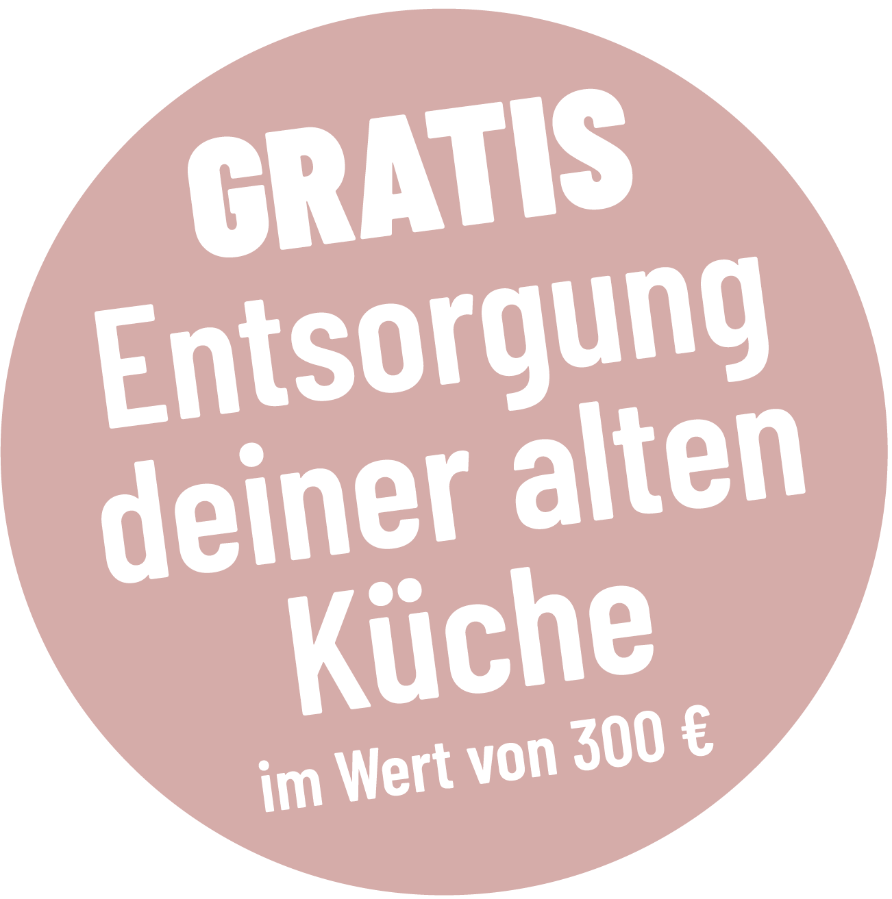 Gratis Entsorgung deiner alten Küche