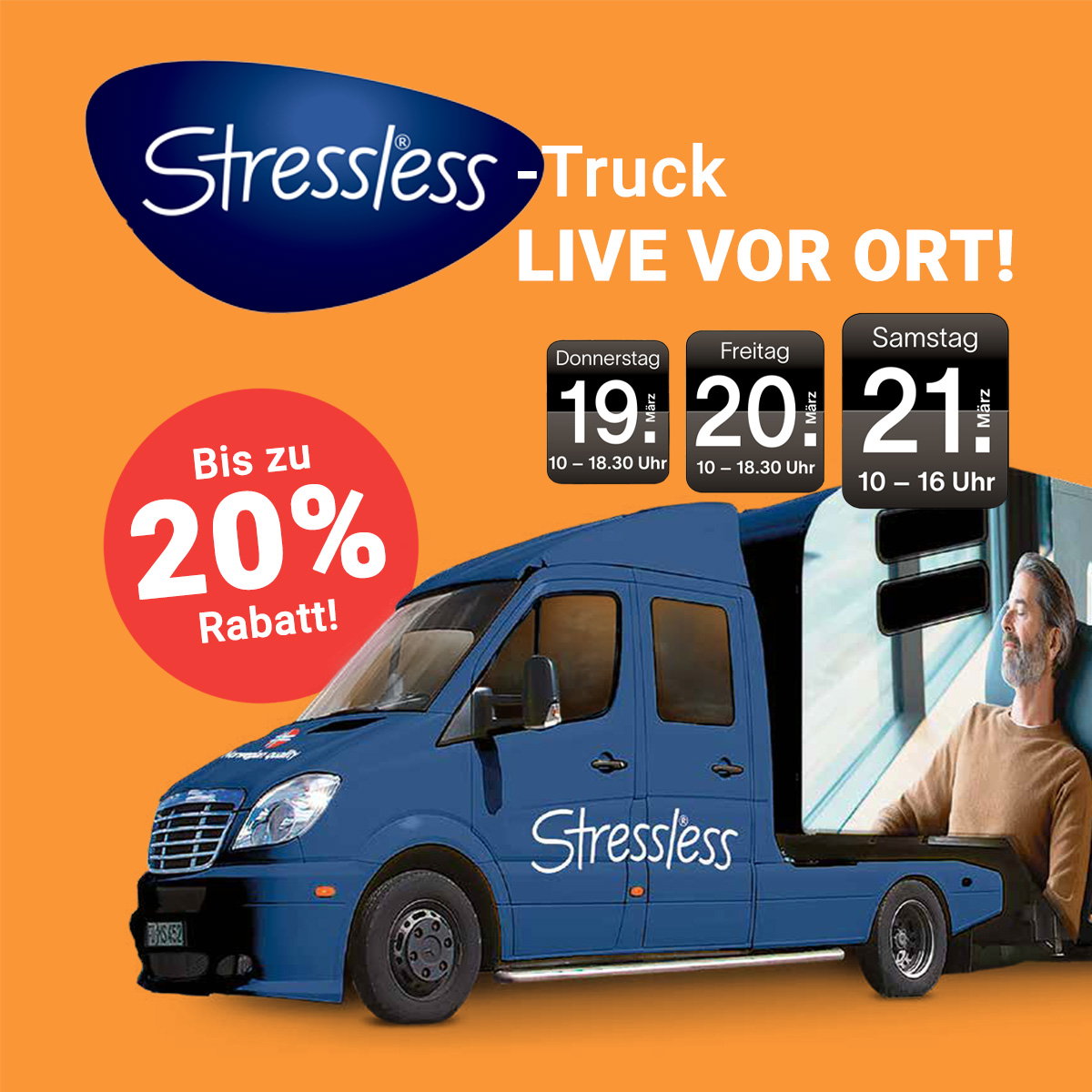 Stressless Truck bei Brümmerhoff