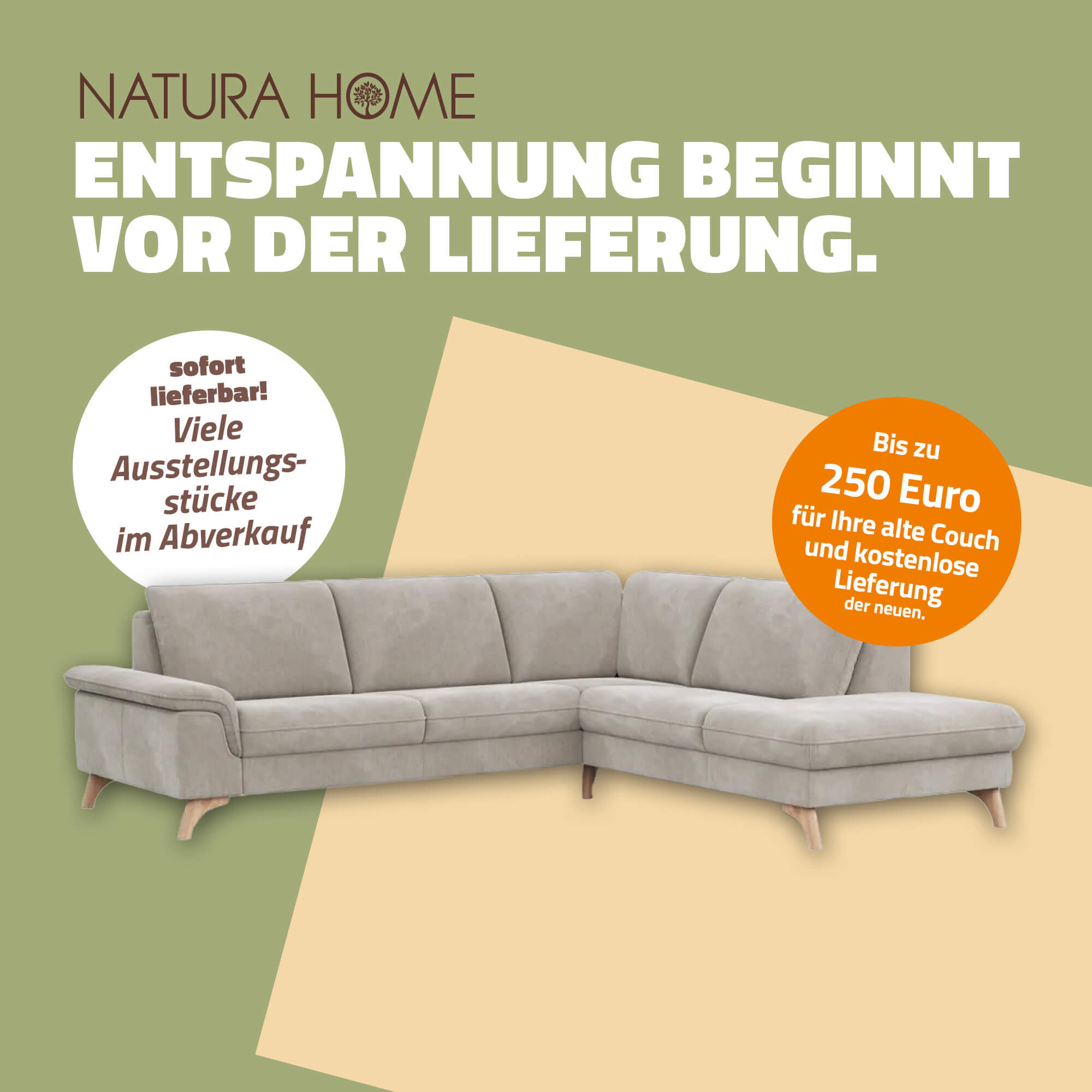Natura Home Polstertausch Aktion