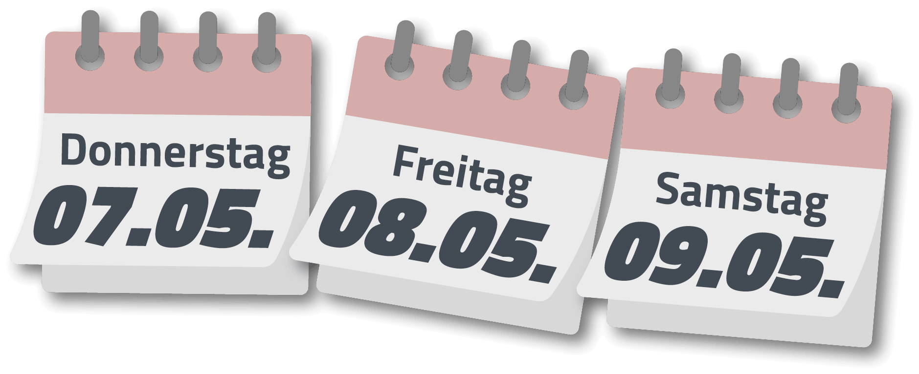 07.05. bis 09.05.