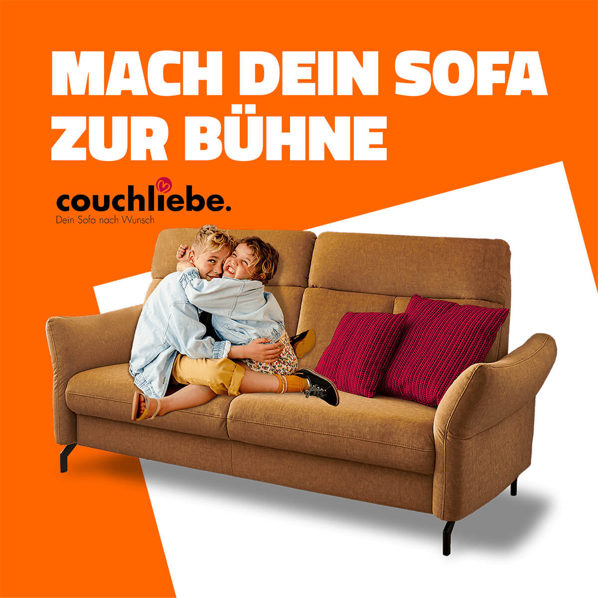 Couchliebe Sofa zur Bühne