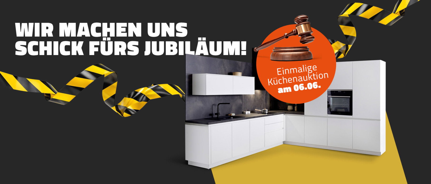 Header Stark reduzierte Ausstellungsküchen und Küchenauktion am 06.06.