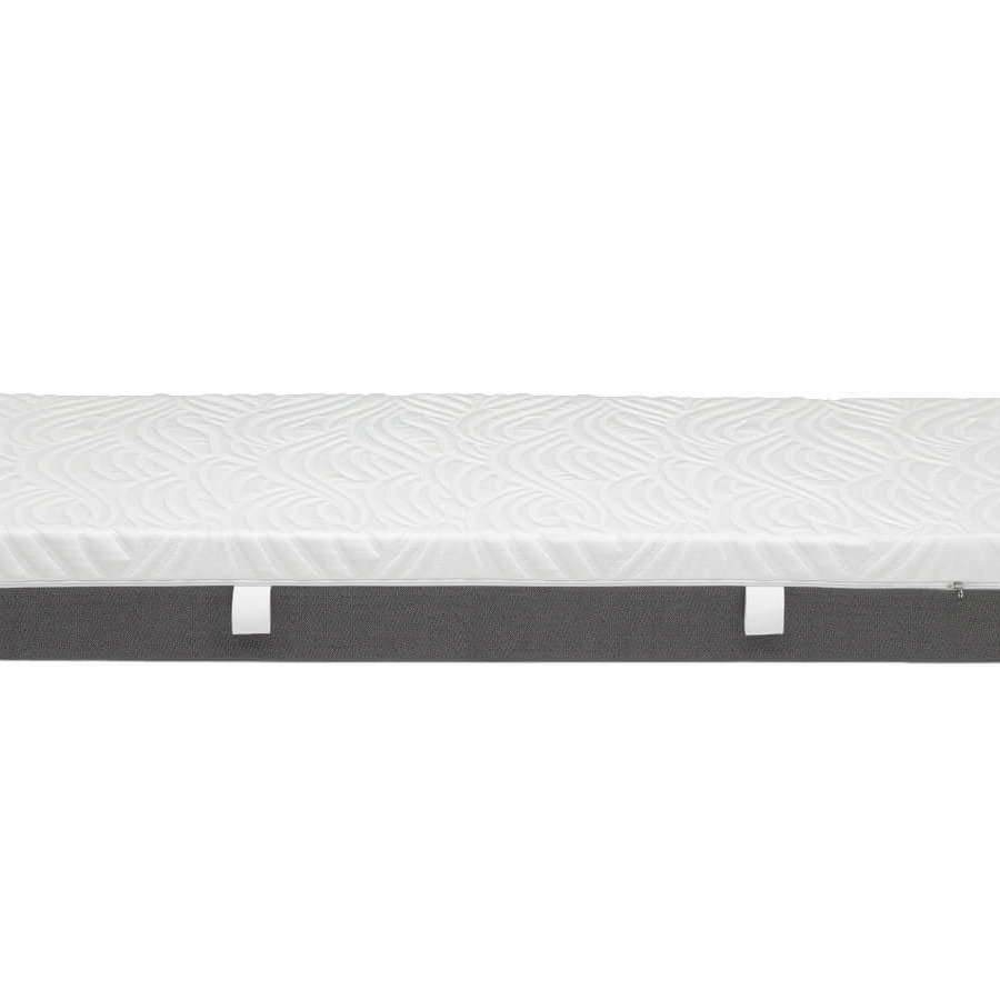 Visco-Schaummatratze mit abnehmbarem Bezug im modernen Schlafzimmer