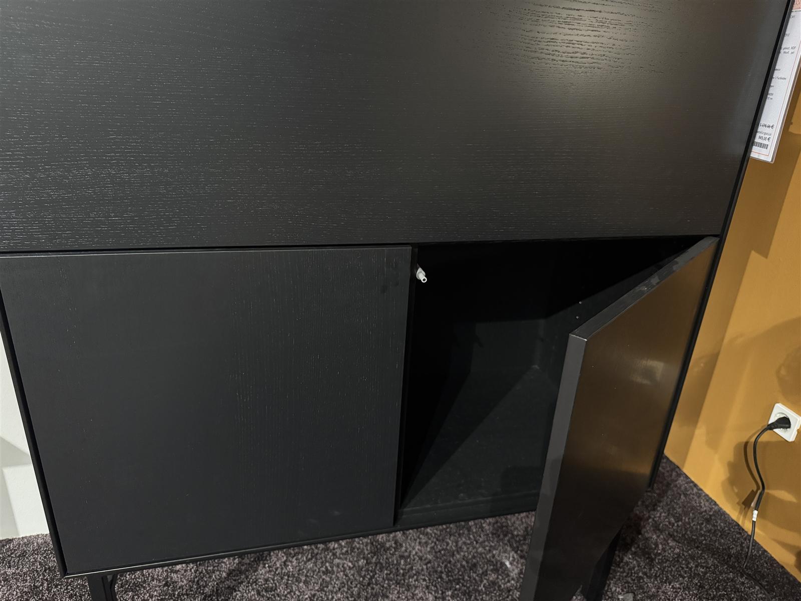 Highboard Raum Freunde HENRI schwarz – Bild 3