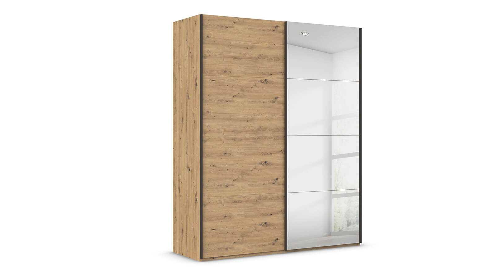 Viva Schwebetürenschrank Rovero mit Spiegeltüre