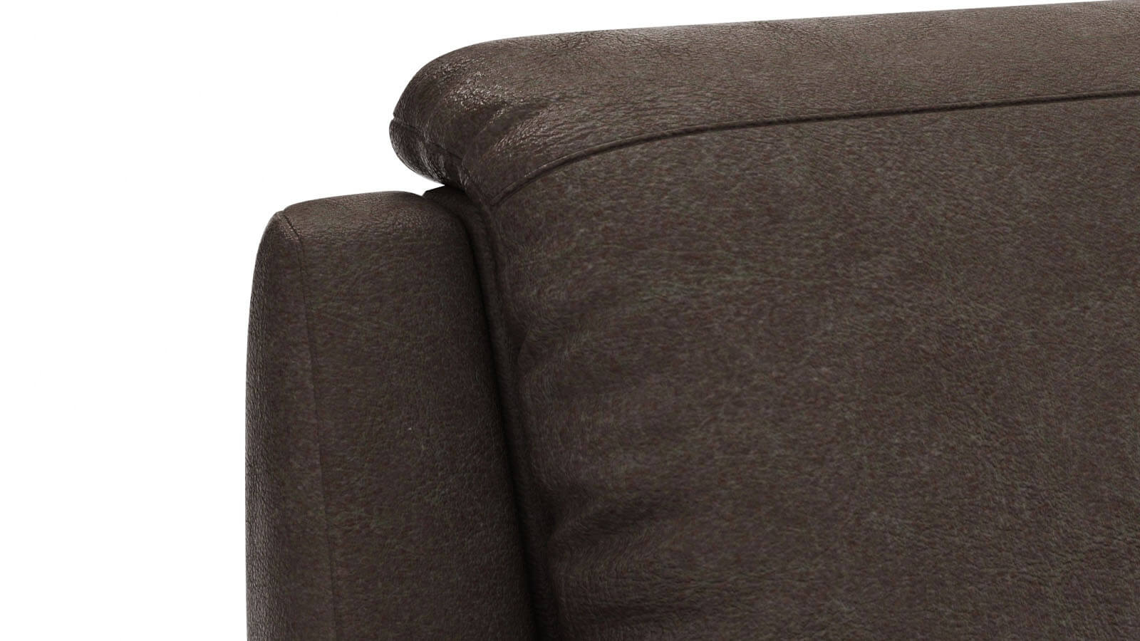 Ecksofa Cornella Classic in Mocca mit Longchair, bezogen mit weichem Microfaserstoff, großzügige Wohnlandschaft mit moderner Form und komfortabler Polsterung für ein gemütliches Wohnzimmerambiente