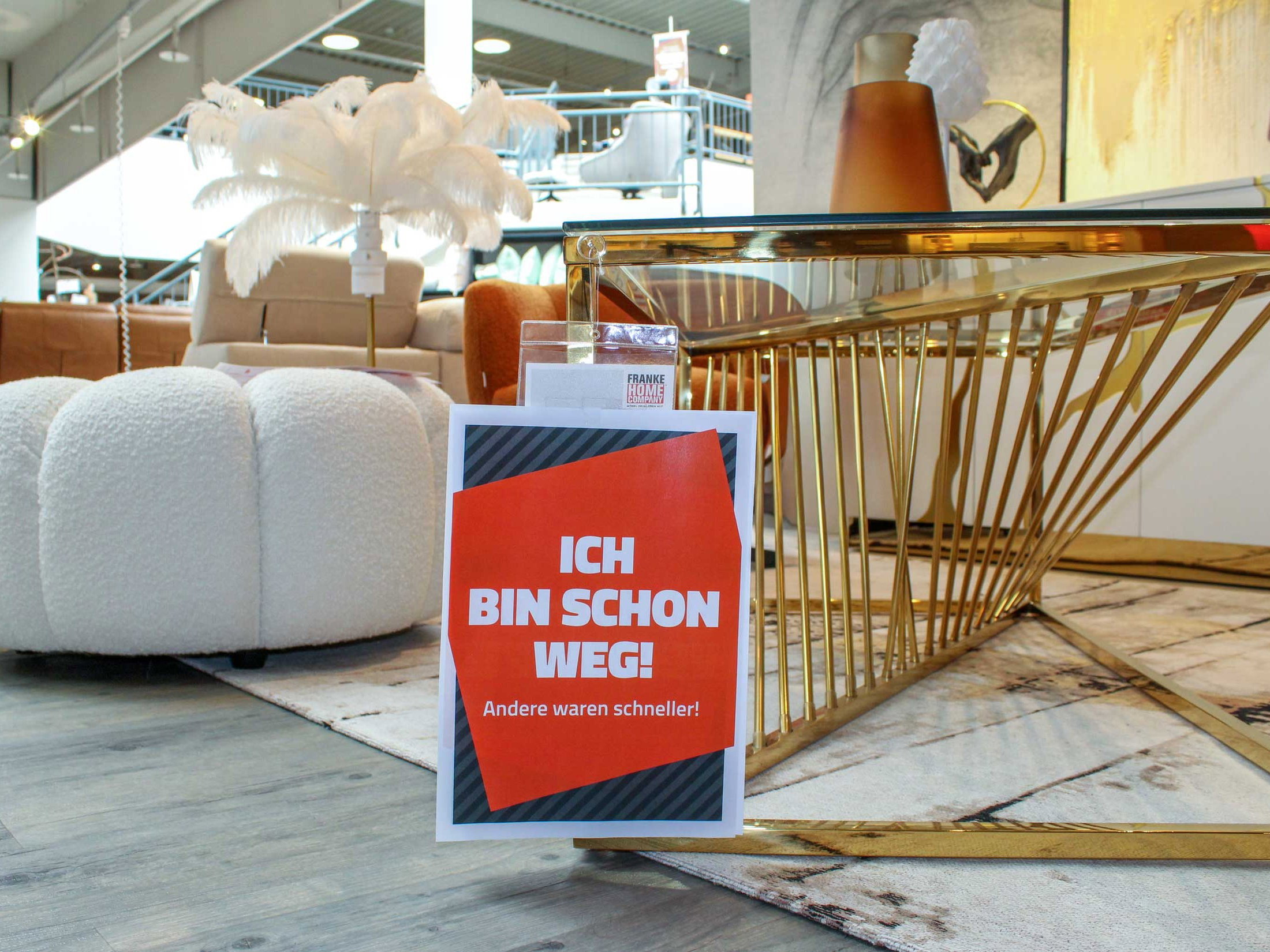 Möbel die schon weg sind.