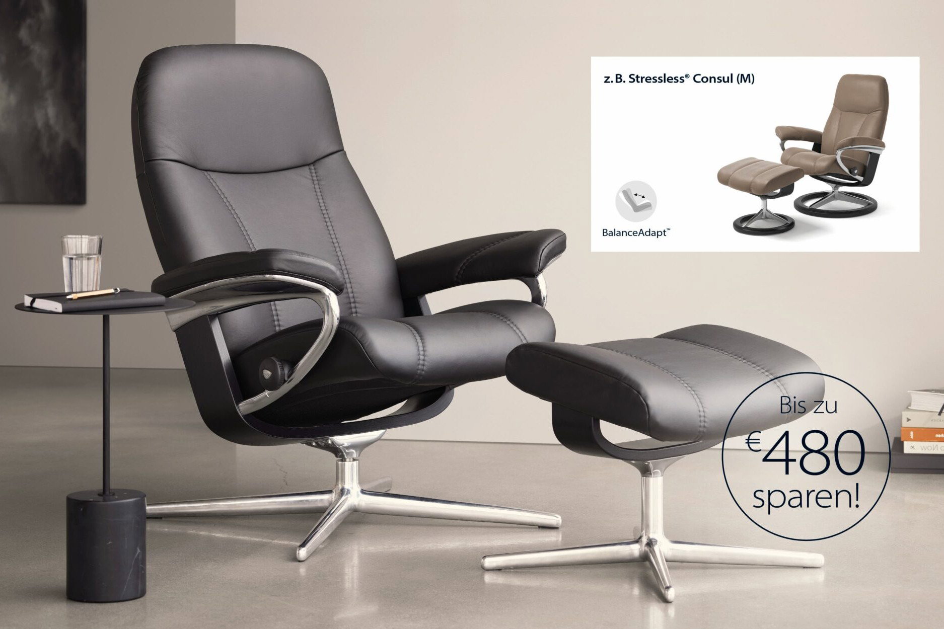 Stressless Aktion Sessel Consul