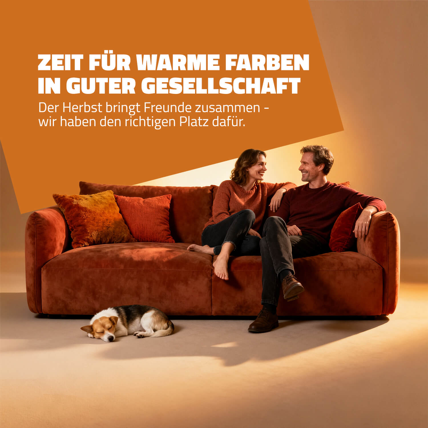 Zeit für warme Farben