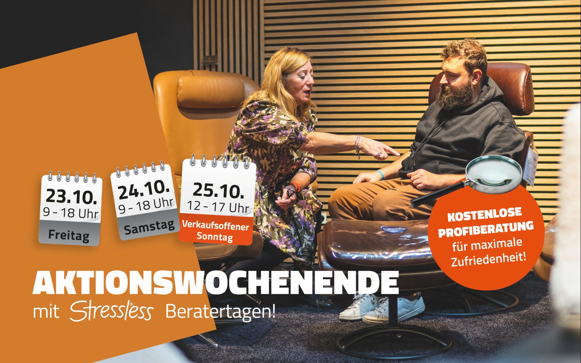 Stressless-Beratertagen 2026 mit verkaufsoffenem Sonntag